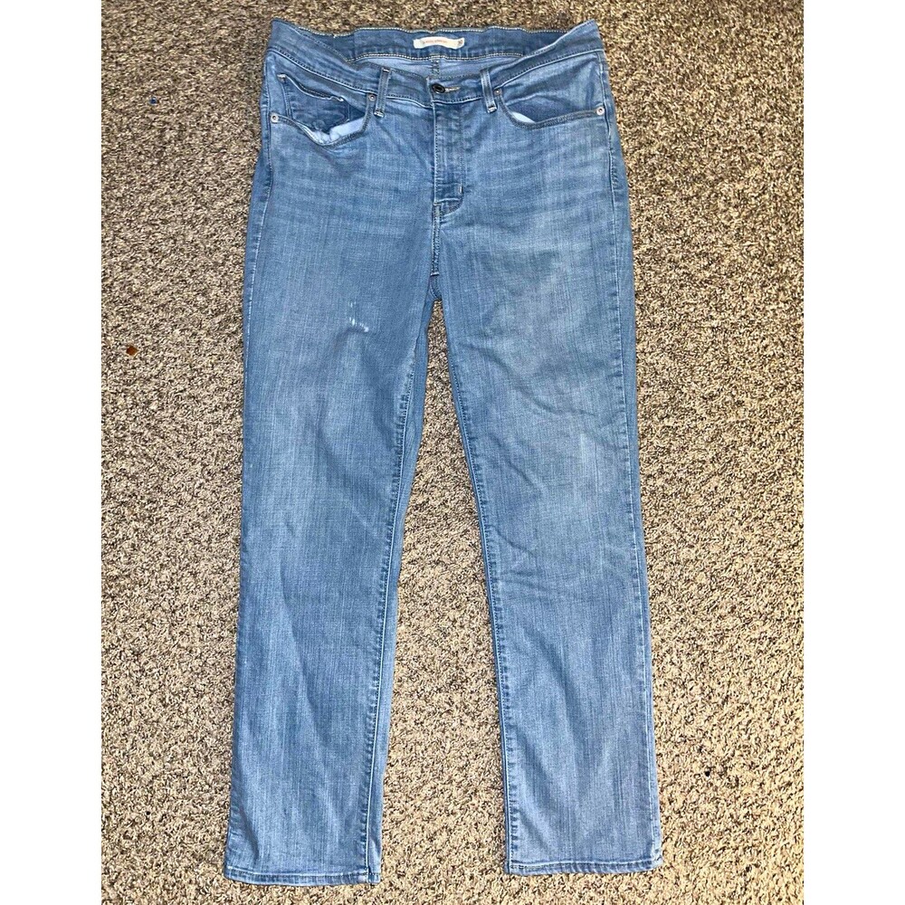 Levi's Classic Straight Blue Light Wash Denim Jeans 30x30